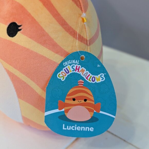 Squishmallow Lucienne the Clown Fish Plush NWT | Collectible Soft Toy - Picture 2 of 4